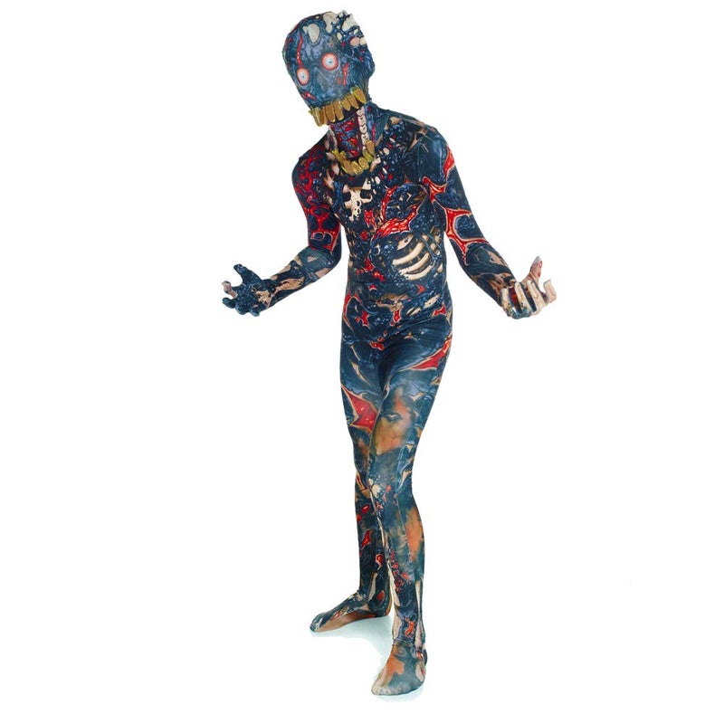 Morphsuits Kids Burnt Zombie Monster Costume - Medium 3'6-3'11 / 8-10 Years - Image 1